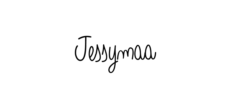 Make a beautiful signature design for name Jessymaa. With this signature (Angelique-Rose-font-FFP) style, you can create a handwritten signature for free. Jessymaa signature style 5 images and pictures png