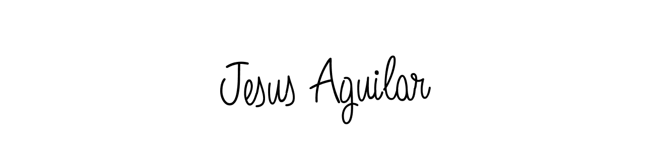 Create a beautiful signature design for name Jesus Aguilar. With this signature (Angelique-Rose-font-FFP) fonts, you can make a handwritten signature for free. Jesus Aguilar signature style 5 images and pictures png
