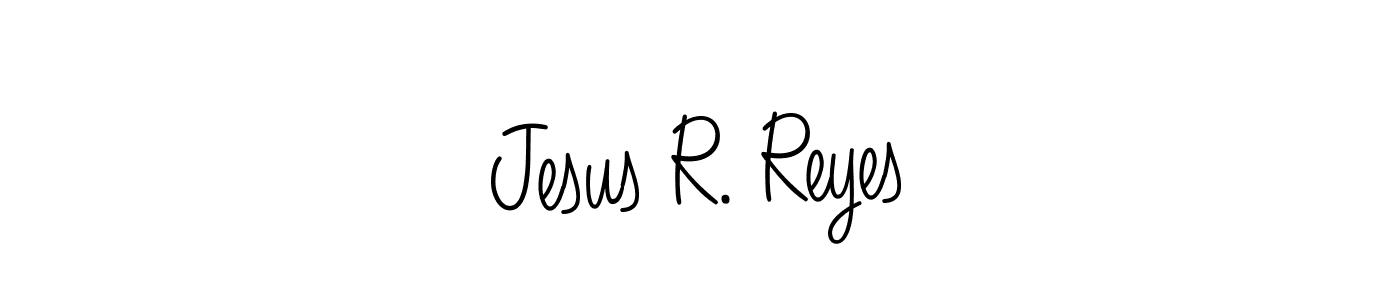 Use a signature maker to create a handwritten signature online. With this signature software, you can design (Angelique-Rose-font-FFP) your own signature for name Jesus R. Reyes. Jesus R. Reyes signature style 5 images and pictures png