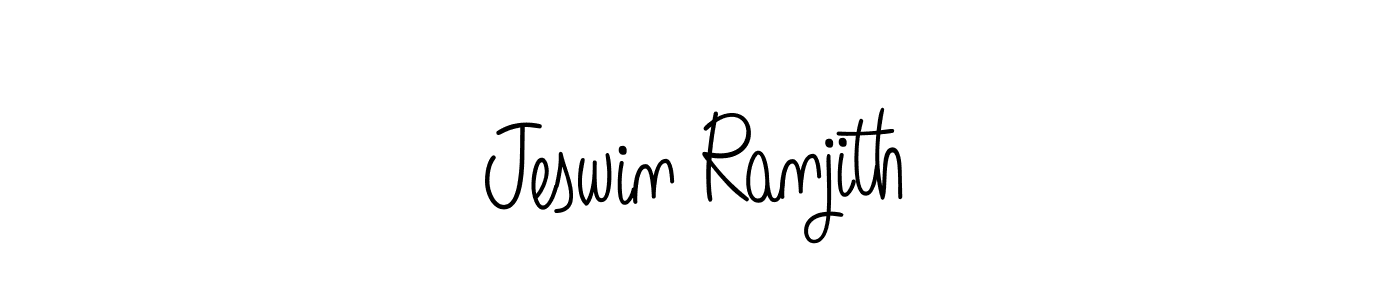 Once you've used our free online signature maker to create your best signature Angelique-Rose-font-FFP style, it's time to enjoy all of the benefits that Jeswin Ranjith name signing documents. Jeswin Ranjith signature style 5 images and pictures png