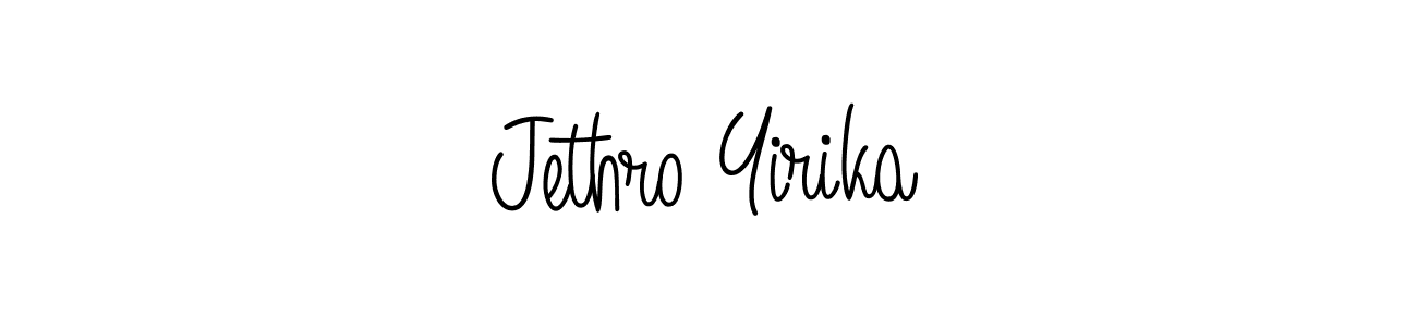 Angelique-Rose-font-FFP is a professional signature style that is perfect for those who want to add a touch of class to their signature. It is also a great choice for those who want to make their signature more unique. Get Jethro Yirika name to fancy signature for free. Jethro Yirika signature style 5 images and pictures png