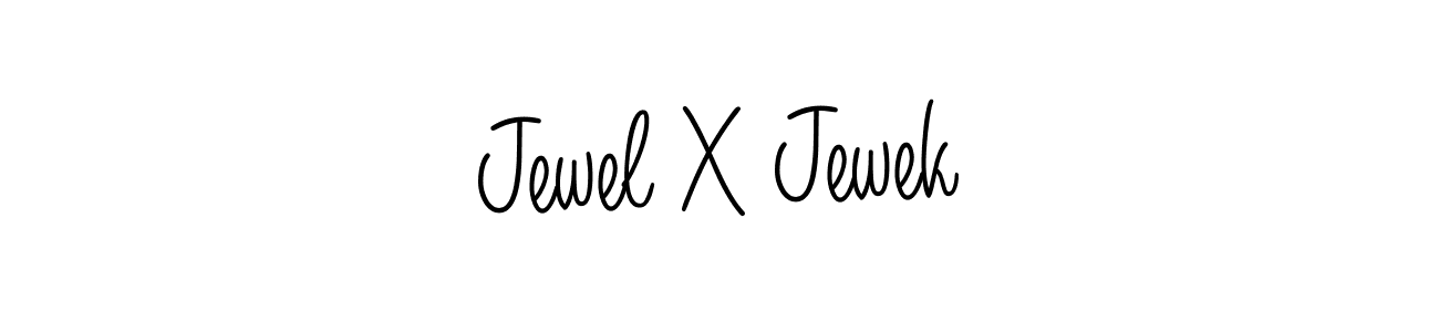 Once you've used our free online signature maker to create your best signature Angelique-Rose-font-FFP style, it's time to enjoy all of the benefits that Jewel X Jewek name signing documents. Jewel X Jewek signature style 5 images and pictures png