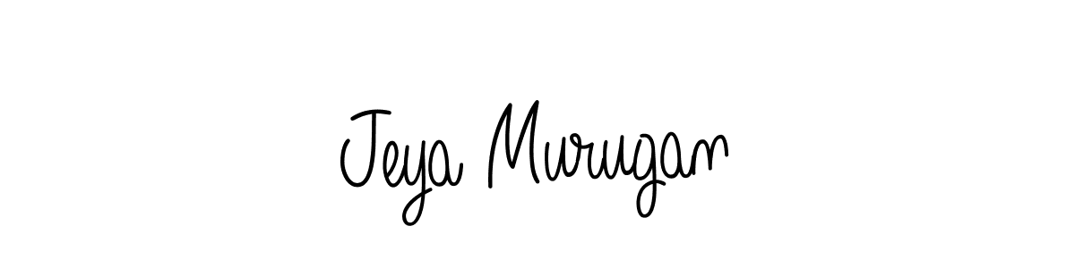 Create a beautiful signature design for name Jeya Murugan. With this signature (Angelique-Rose-font-FFP) fonts, you can make a handwritten signature for free. Jeya Murugan signature style 5 images and pictures png