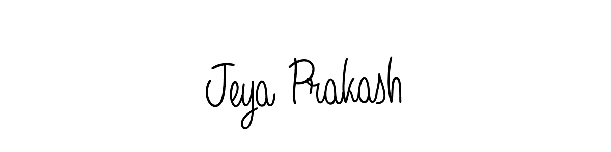 Jeya Prakash stylish signature style. Best Handwritten Sign (Angelique-Rose-font-FFP) for my name. Handwritten Signature Collection Ideas for my name Jeya Prakash. Jeya Prakash signature style 5 images and pictures png