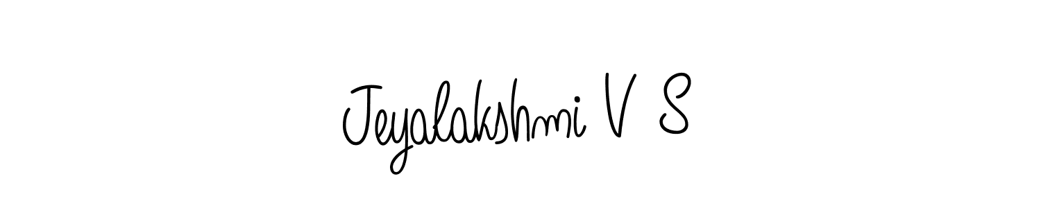 How to Draw Jeyalakshmi V S signature style? Angelique-Rose-font-FFP is a latest design signature styles for name Jeyalakshmi V S. Jeyalakshmi V S signature style 5 images and pictures png