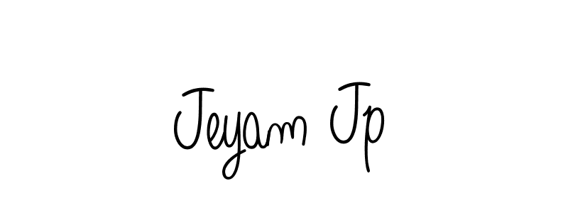 Jeyam Jp stylish signature style. Best Handwritten Sign (Angelique-Rose-font-FFP) for my name. Handwritten Signature Collection Ideas for my name Jeyam Jp. Jeyam Jp signature style 5 images and pictures png