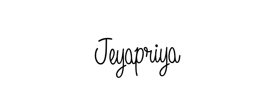 Create a beautiful signature design for name Jeyapriya. With this signature (Angelique-Rose-font-FFP) fonts, you can make a handwritten signature for free. Jeyapriya signature style 5 images and pictures png