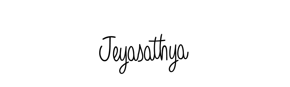 You should practise on your own different ways (Angelique-Rose-font-FFP) to write your name (Jeyasathya) in signature. don't let someone else do it for you. Jeyasathya signature style 5 images and pictures png