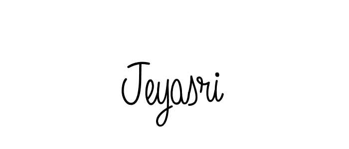 Create a beautiful signature design for name Jeyasri. With this signature (Angelique-Rose-font-FFP) fonts, you can make a handwritten signature for free. Jeyasri signature style 5 images and pictures png