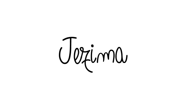 Jezima stylish signature style. Best Handwritten Sign (Angelique-Rose-font-FFP) for my name. Handwritten Signature Collection Ideas for my name Jezima. Jezima signature style 5 images and pictures png