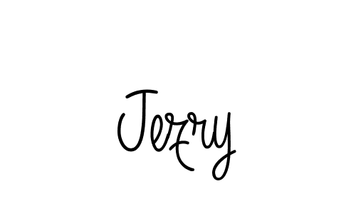 Create a beautiful signature design for name Jezry. With this signature (Angelique-Rose-font-FFP) fonts, you can make a handwritten signature for free. Jezry signature style 5 images and pictures png