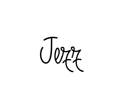 You should practise on your own different ways (Angelique-Rose-font-FFP) to write your name (Jezz) in signature. don't let someone else do it for you. Jezz signature style 5 images and pictures png
