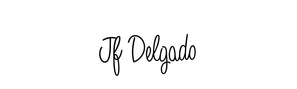 Design your own signature with our free online signature maker. With this signature software, you can create a handwritten (Angelique-Rose-font-FFP) signature for name Jf Delgado. Jf Delgado signature style 5 images and pictures png