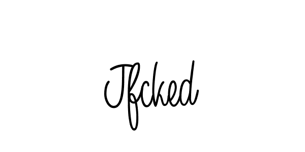 Create a beautiful signature design for name Jfcked. With this signature (Angelique-Rose-font-FFP) fonts, you can make a handwritten signature for free. Jfcked signature style 5 images and pictures png