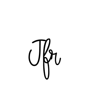 Jfr stylish signature style. Best Handwritten Sign (Angelique-Rose-font-FFP) for my name. Handwritten Signature Collection Ideas for my name Jfr. Jfr signature style 5 images and pictures png