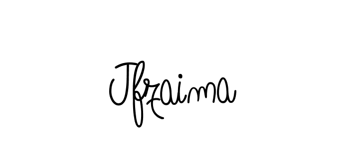 Make a beautiful signature design for name Jfzaima. With this signature (Angelique-Rose-font-FFP) style, you can create a handwritten signature for free. Jfzaima signature style 5 images and pictures png