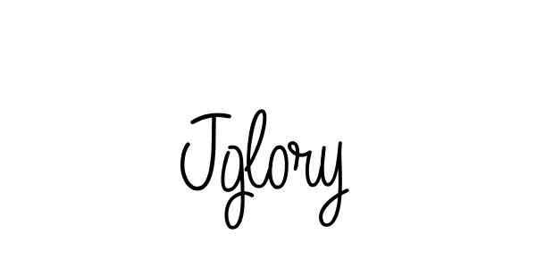 Jglory stylish signature style. Best Handwritten Sign (Angelique-Rose-font-FFP) for my name. Handwritten Signature Collection Ideas for my name Jglory. Jglory signature style 5 images and pictures png