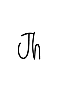 Use a signature maker to create a handwritten signature online. With this signature software, you can design (Angelique-Rose-font-FFP) your own signature for name Jh. Jh signature style 5 images and pictures png