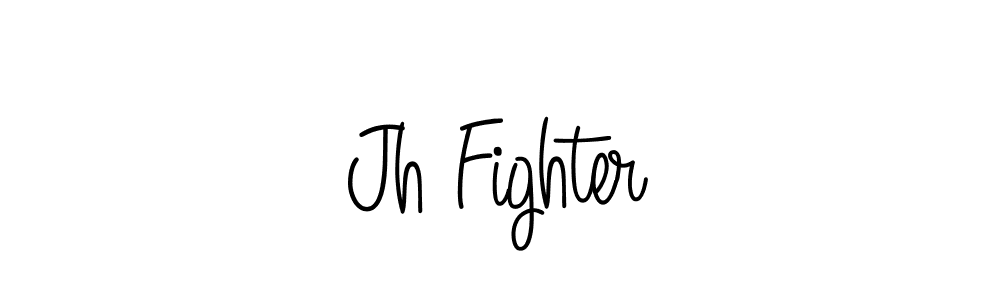 Create a beautiful signature design for name Jh Fighter. With this signature (Angelique-Rose-font-FFP) fonts, you can make a handwritten signature for free. Jh Fighter signature style 5 images and pictures png