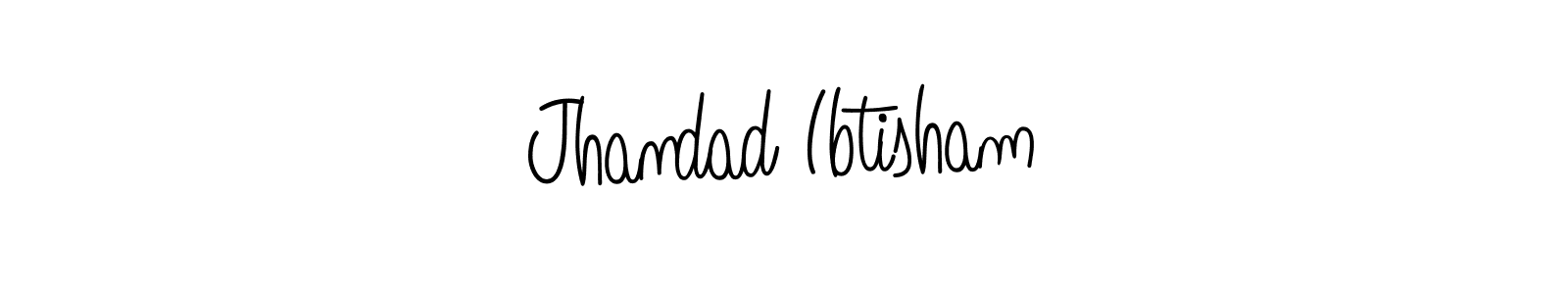 Design your own signature with our free online signature maker. With this signature software, you can create a handwritten (Angelique-Rose-font-FFP) signature for name Jhandad Ibtisham. Jhandad Ibtisham signature style 5 images and pictures png