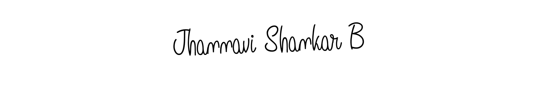 How to make Jhannavi Shankar B signature? Angelique-Rose-font-FFP is a professional autograph style. Create handwritten signature for Jhannavi Shankar B name. Jhannavi Shankar B signature style 5 images and pictures png