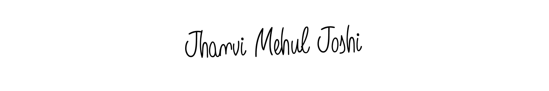 Use a signature maker to create a handwritten signature online. With this signature software, you can design (Angelique-Rose-font-FFP) your own signature for name Jhanvi Mehul Joshi. Jhanvi Mehul Joshi signature style 5 images and pictures png