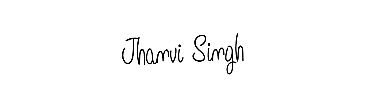 Design your own signature with our free online signature maker. With this signature software, you can create a handwritten (Angelique-Rose-font-FFP) signature for name Jhanvi Singh. Jhanvi Singh signature style 5 images and pictures png