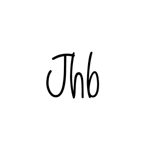 The best way (Angelique-Rose-font-FFP) to make a short signature is to pick only two or three words in your name. The name Jhb include a total of six letters. For converting this name. Jhb signature style 5 images and pictures png