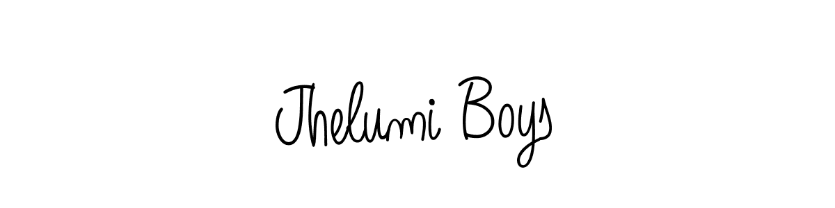 Best and Professional Signature Style for Jhelumi Boys. Angelique-Rose-font-FFP Best Signature Style Collection. Jhelumi Boys signature style 5 images and pictures png