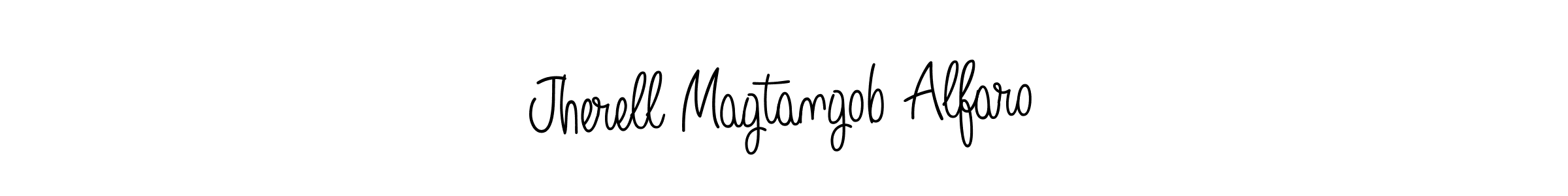 How to make Jherell Magtangob Alfaro signature? Angelique-Rose-font-FFP is a professional autograph style. Create handwritten signature for Jherell Magtangob Alfaro name. Jherell Magtangob Alfaro signature style 5 images and pictures png