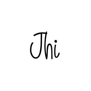 Make a beautiful signature design for name Jhi. With this signature (Angelique-Rose-font-FFP) style, you can create a handwritten signature for free. Jhi signature style 5 images and pictures png