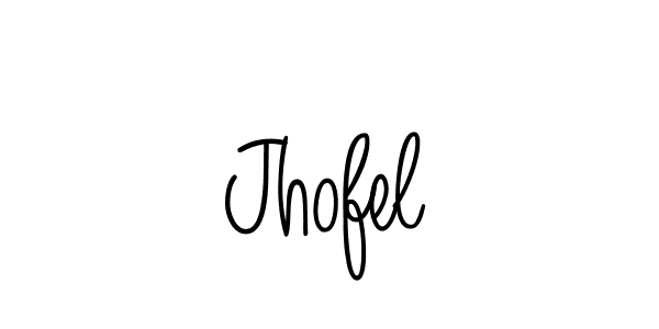 Make a beautiful signature design for name Jhofel. Use this online signature maker to create a handwritten signature for free. Jhofel signature style 5 images and pictures png