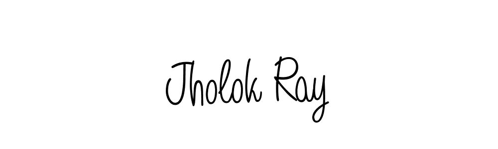 Create a beautiful signature design for name Jholok Ray. With this signature (Angelique-Rose-font-FFP) fonts, you can make a handwritten signature for free. Jholok Ray signature style 5 images and pictures png