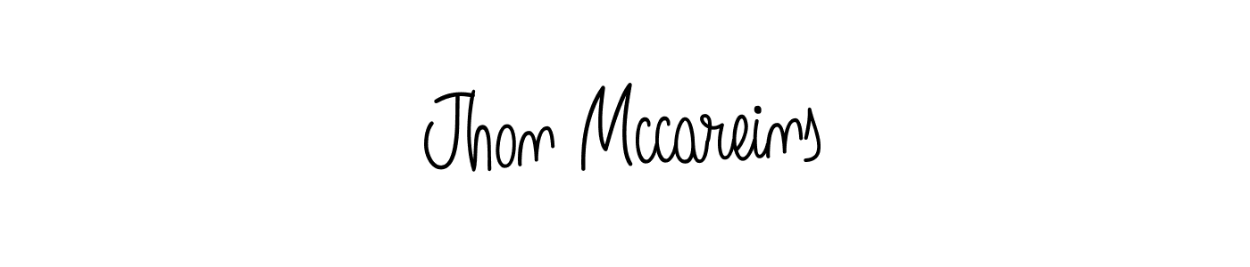 It looks lik you need a new signature style for name Jhon Mccareins. Design unique handwritten (Angelique-Rose-font-FFP) signature with our free signature maker in just a few clicks. Jhon Mccareins signature style 5 images and pictures png