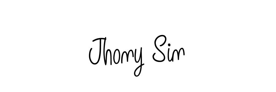 Make a beautiful signature design for name Jhony Sin. Use this online signature maker to create a handwritten signature for free. Jhony Sin signature style 5 images and pictures png