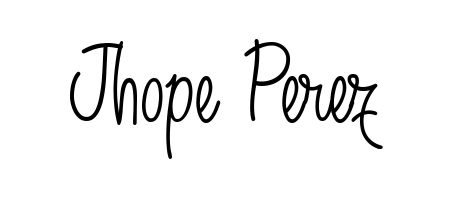 Give your name Jhope Perez an exquisite flair with the Angelique-Rose-font-FFP script font. Ideal for contracts, resumes, and formal letterheads. Jhope Perez signature style 5 images and pictures png