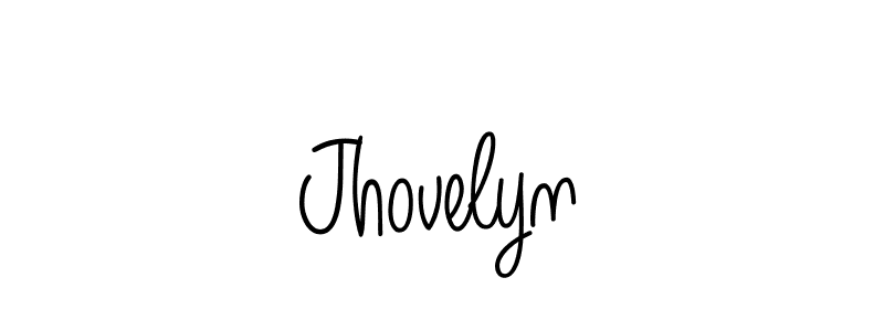 Create a beautiful signature design for name Jhovelyn. With this signature (Angelique-Rose-font-FFP) fonts, you can make a handwritten signature for free. Jhovelyn signature style 5 images and pictures png