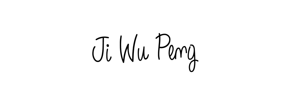 Best and Professional Signature Style for Ji Wu Peng. Angelique-Rose-font-FFP Best Signature Style Collection. Ji Wu Peng signature style 5 images and pictures png