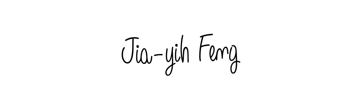 Use a signature maker to create a handwritten signature online. With this signature software, you can design (Angelique-Rose-font-FFP) your own signature for name Jia-yih Feng. Jia-yih Feng signature style 5 images and pictures png