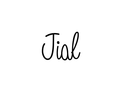 Make a beautiful signature design for name Jial. With this signature (Angelique-Rose-font-FFP) style, you can create a handwritten signature for free. Jial signature style 5 images and pictures png