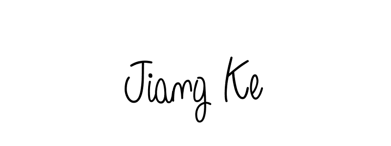 How to make Jiang Ke signature? Angelique-Rose-font-FFP is a professional autograph style. Create handwritten signature for Jiang Ke name. Jiang Ke signature style 5 images and pictures png