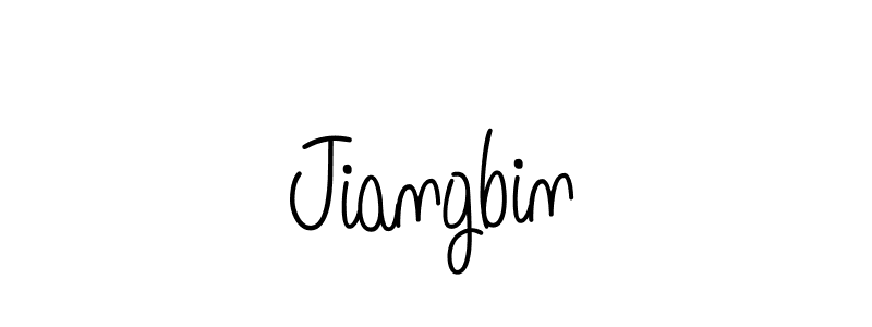 Design your own signature with our free online signature maker. With this signature software, you can create a handwritten (Angelique-Rose-font-FFP) signature for name Jiangbin. Jiangbin signature style 5 images and pictures png