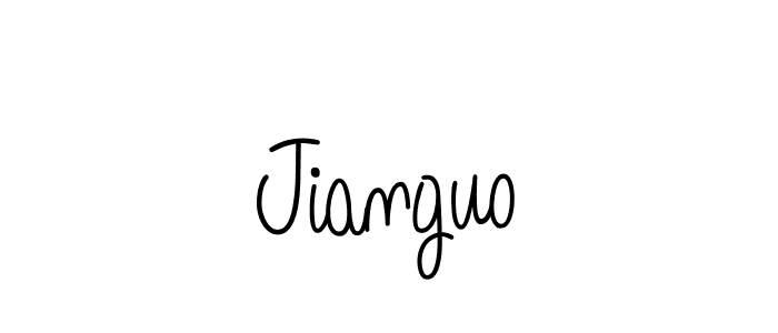 Make a beautiful signature design for name Jianguo. Use this online signature maker to create a handwritten signature for free. Jianguo signature style 5 images and pictures png