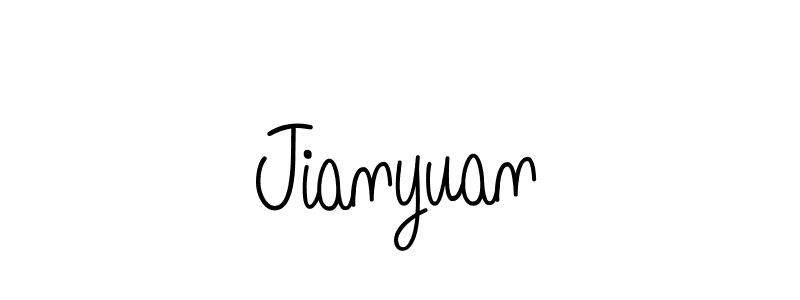 You should practise on your own different ways (Angelique-Rose-font-FFP) to write your name (Jianyuan) in signature. don't let someone else do it for you. Jianyuan signature style 5 images and pictures png