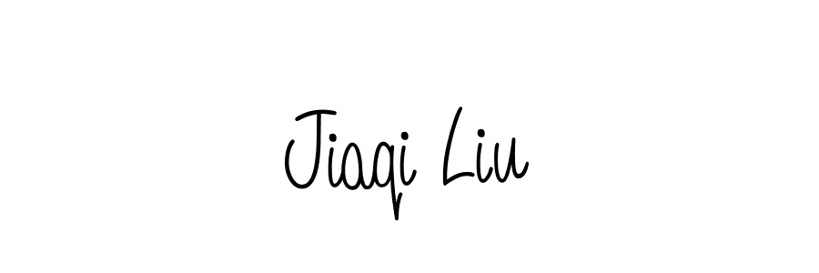 How to make Jiaqi Liu signature? Angelique-Rose-font-FFP is a professional autograph style. Create handwritten signature for Jiaqi Liu name. Jiaqi Liu signature style 5 images and pictures png