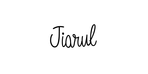 Design your own signature with our free online signature maker. With this signature software, you can create a handwritten (Angelique-Rose-font-FFP) signature for name Jiarul. Jiarul signature style 5 images and pictures png