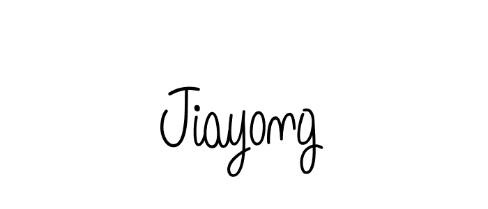 The best way (Angelique-Rose-font-FFP) to make a short signature is to pick only two or three words in your name. The name Jiayong include a total of six letters. For converting this name. Jiayong signature style 5 images and pictures png