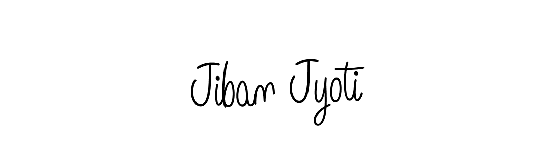Design your own signature with our free online signature maker. With this signature software, you can create a handwritten (Angelique-Rose-font-FFP) signature for name Jiban Jyoti. Jiban Jyoti signature style 5 images and pictures png