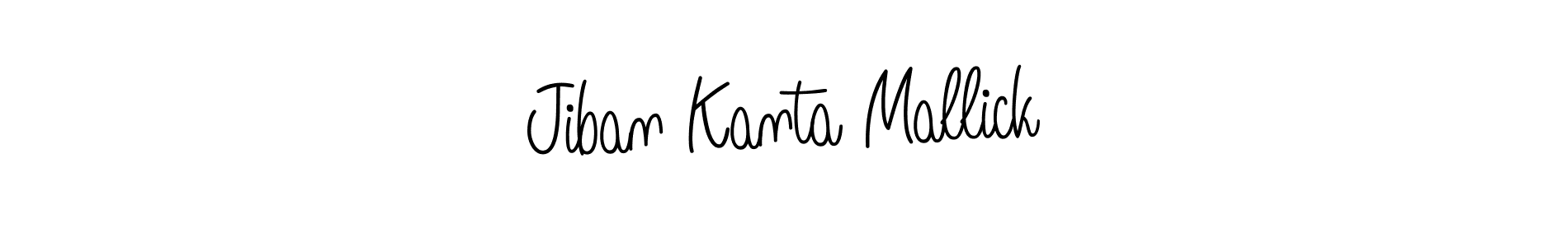 Jiban Kanta Mallick stylish signature style. Best Handwritten Sign (Angelique-Rose-font-FFP) for my name. Handwritten Signature Collection Ideas for my name Jiban Kanta Mallick. Jiban Kanta Mallick signature style 5 images and pictures png