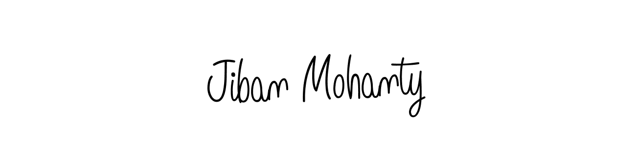 Jiban Mohanty stylish signature style. Best Handwritten Sign (Angelique-Rose-font-FFP) for my name. Handwritten Signature Collection Ideas for my name Jiban Mohanty. Jiban Mohanty signature style 5 images and pictures png